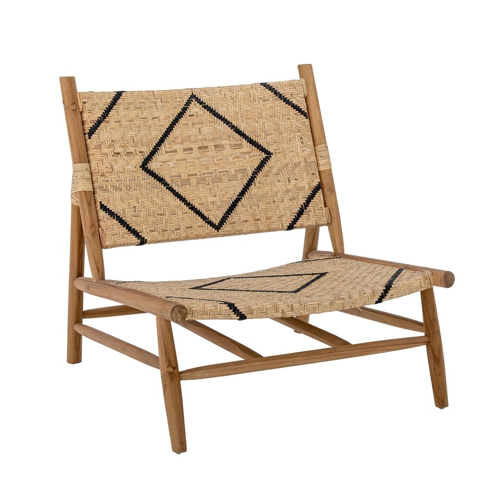 Lounge chairs - Lennox Lounge Chair, Nature, Teak - CREATIVE COLLECTION