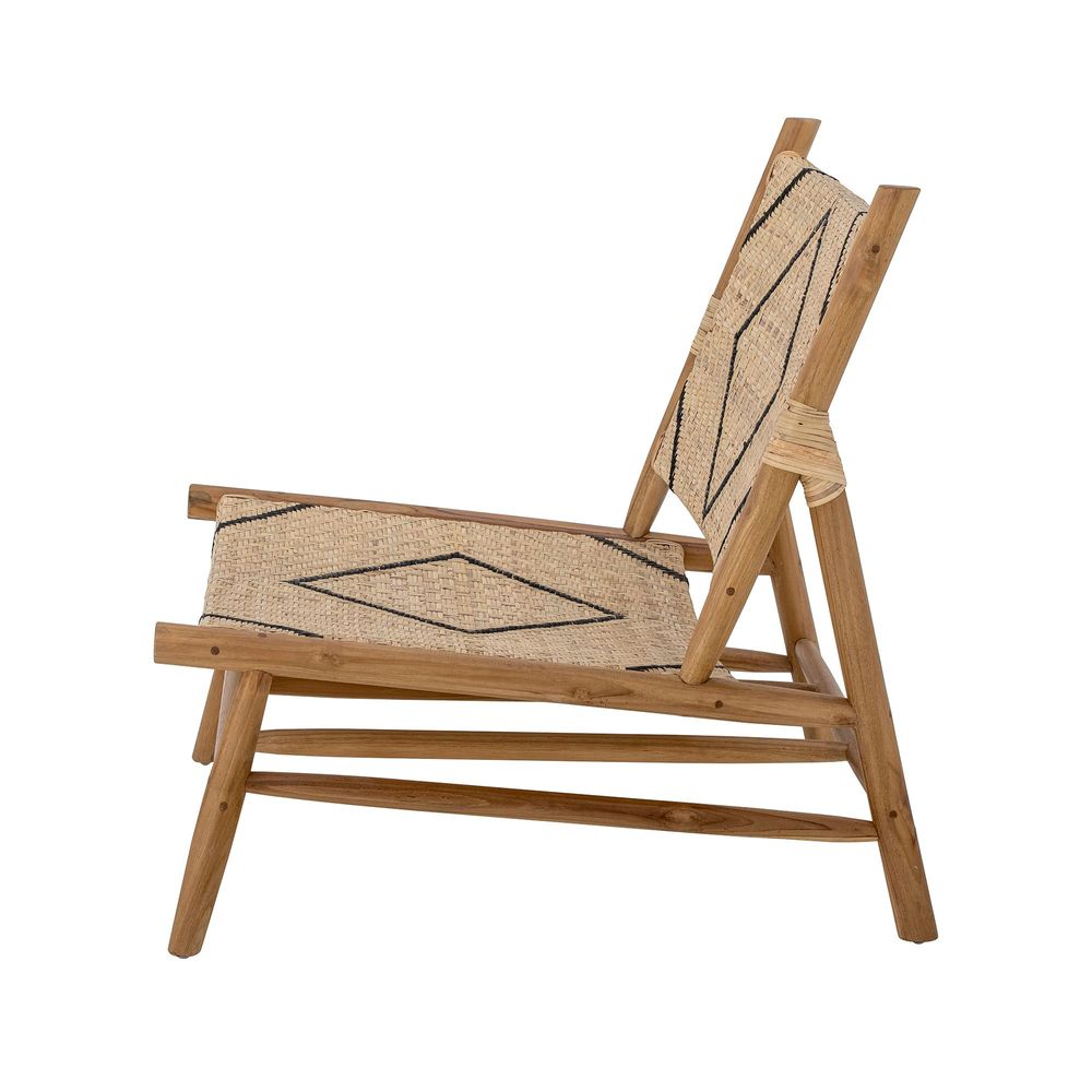 Lounge chairs - Lennox Lounge Chair, Nature, Teak - CREATIVE COLLECTION
