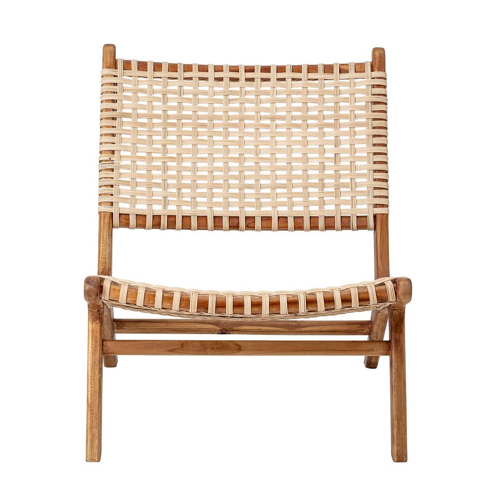 Lounge chairs - Keila Lounge Chair, Nature, Teak - BLOOMINGVILLE MULTIBRAND HOUSE