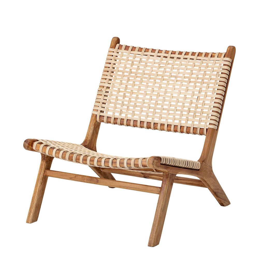 Lounge chairs - Keila Lounge Chair, Nature, Teak - BLOOMINGVILLE MULTIBRAND HOUSE