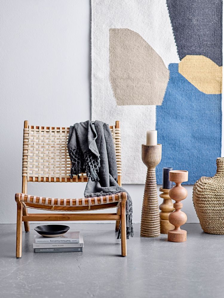 Lounge chairs - Keila Lounge Chair, Nature, Teak - BLOOMINGVILLE MULTIBRAND HOUSE