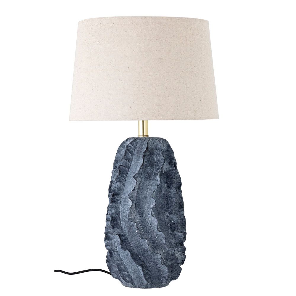 Lampes de table - Natika Lampe de table, Blue, Terre cuite - CREATIVE COLLECTION