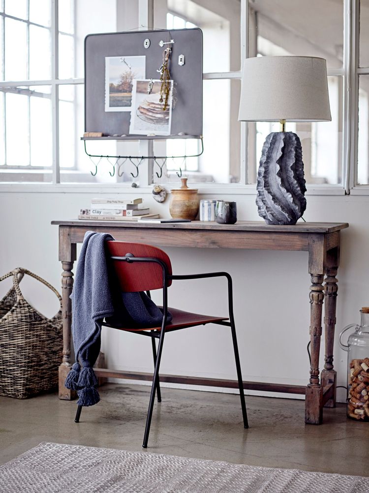 Lampes de table - Natika Lampe de table, Blue, Terre cuite - CREATIVE COLLECTION