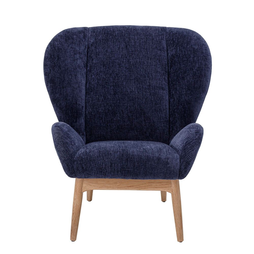 Chaises longues - Eave Chaise de salon, Blue, Polyester - BLOOMINGVILLE MULTIBRAND HOUSE