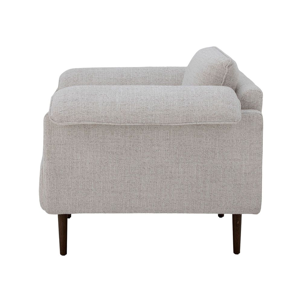 Lounge chairs - Chesham Lounge Chair, White, Polyester - BLOOMINGVILLE MULTIBRAND HOUSE