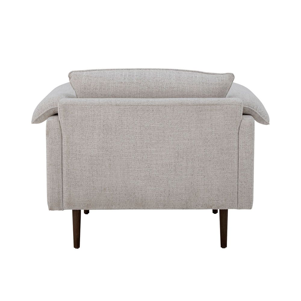 Lounge chairs - Chesham Lounge Chair, White, Polyester - BLOOMINGVILLE MULTIBRAND HOUSE