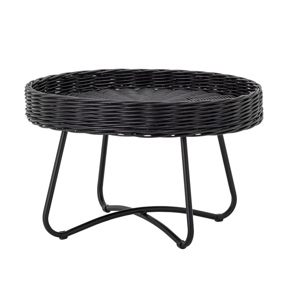 Tables basses - Hattie Table basse, Noir, Rotin - BLOOMINGVILLE MULTIBRAND HOUSE