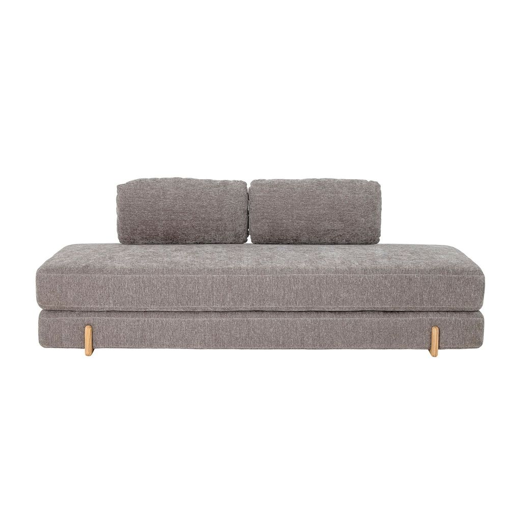 Lits - Groove Méridienne, Gris, Polyester  - BLOOMINGVILLE MULTIBRAND HOUSE
