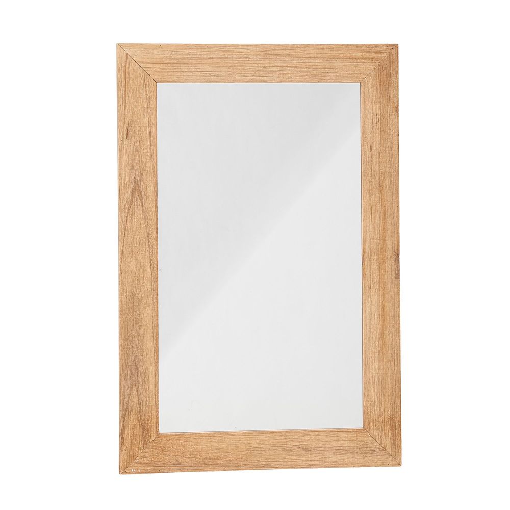 Mirrors - Lohan Wall Mirror, Nature, Firwood - BLOOMINGVILLE MULTIBRAND HOUSE