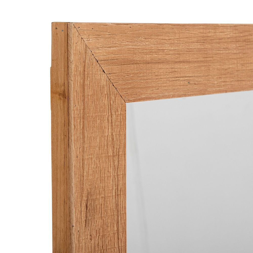 Mirrors - Lohan Wall Mirror, Nature, Firwood - BLOOMINGVILLE MULTIBRAND HOUSE