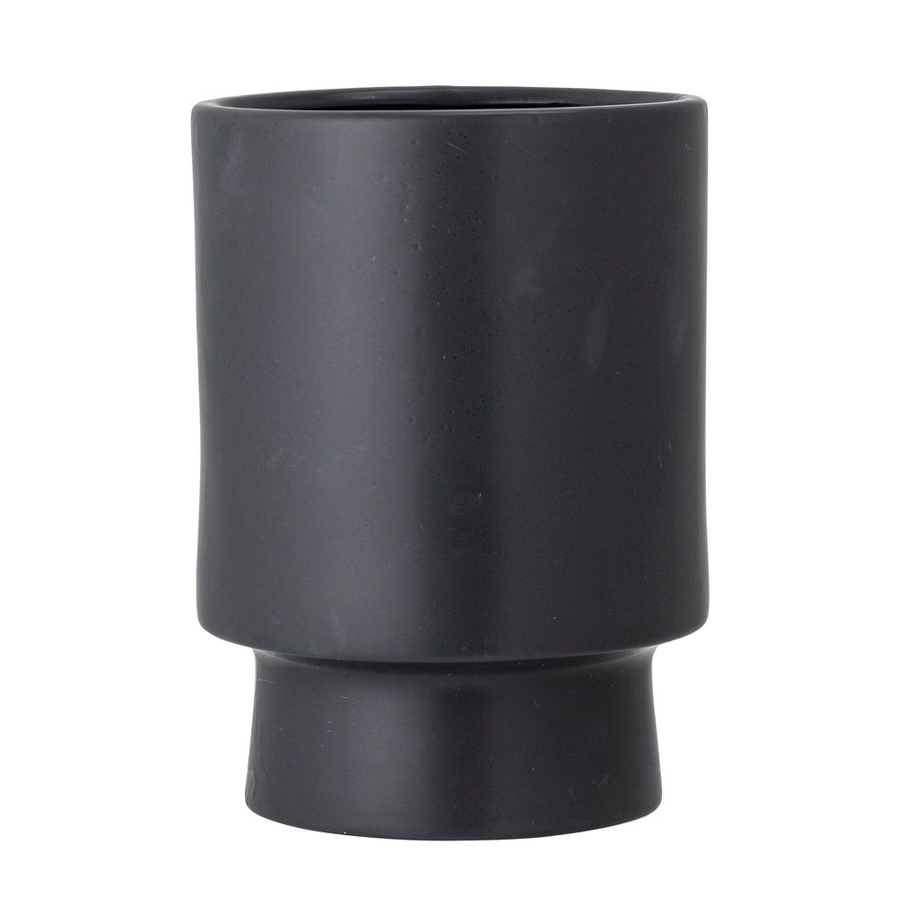 Flower pots - Mac Flowerpot, Black, Stoneware - BLOOMINGVILLE MULTIBRAND HOUSE