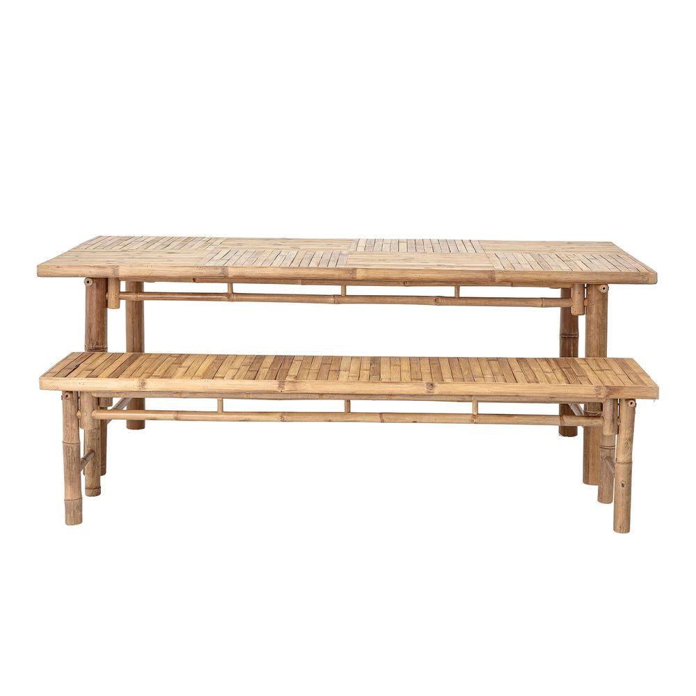 Tables Salle à Manger - Sole Table de salle à manger, Nature, Bambou - BLOOMINGVILLE MULTIBRAND HOUSE