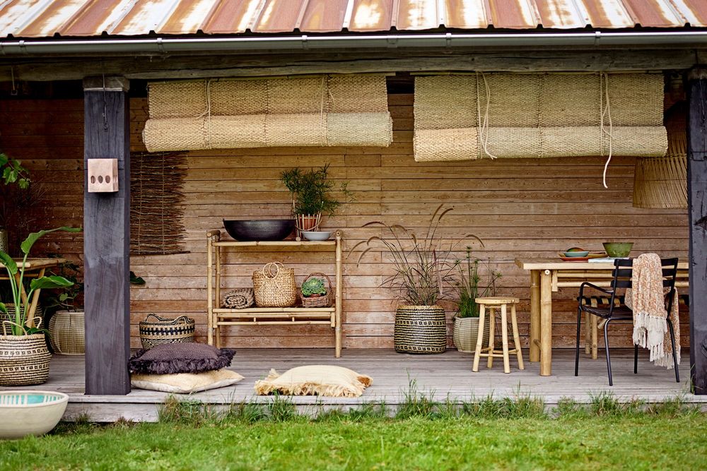 Tables Salle à Manger - Sole Table de salle à manger, Nature, Bambou - BLOOMINGVILLE MULTIBRAND HOUSE