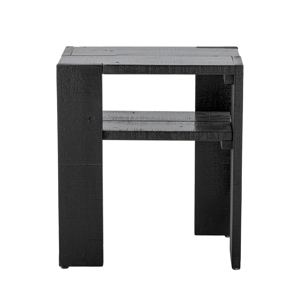 Other tables - Emillio Side Table, Black, Pine - CREATIVE COLLECTION