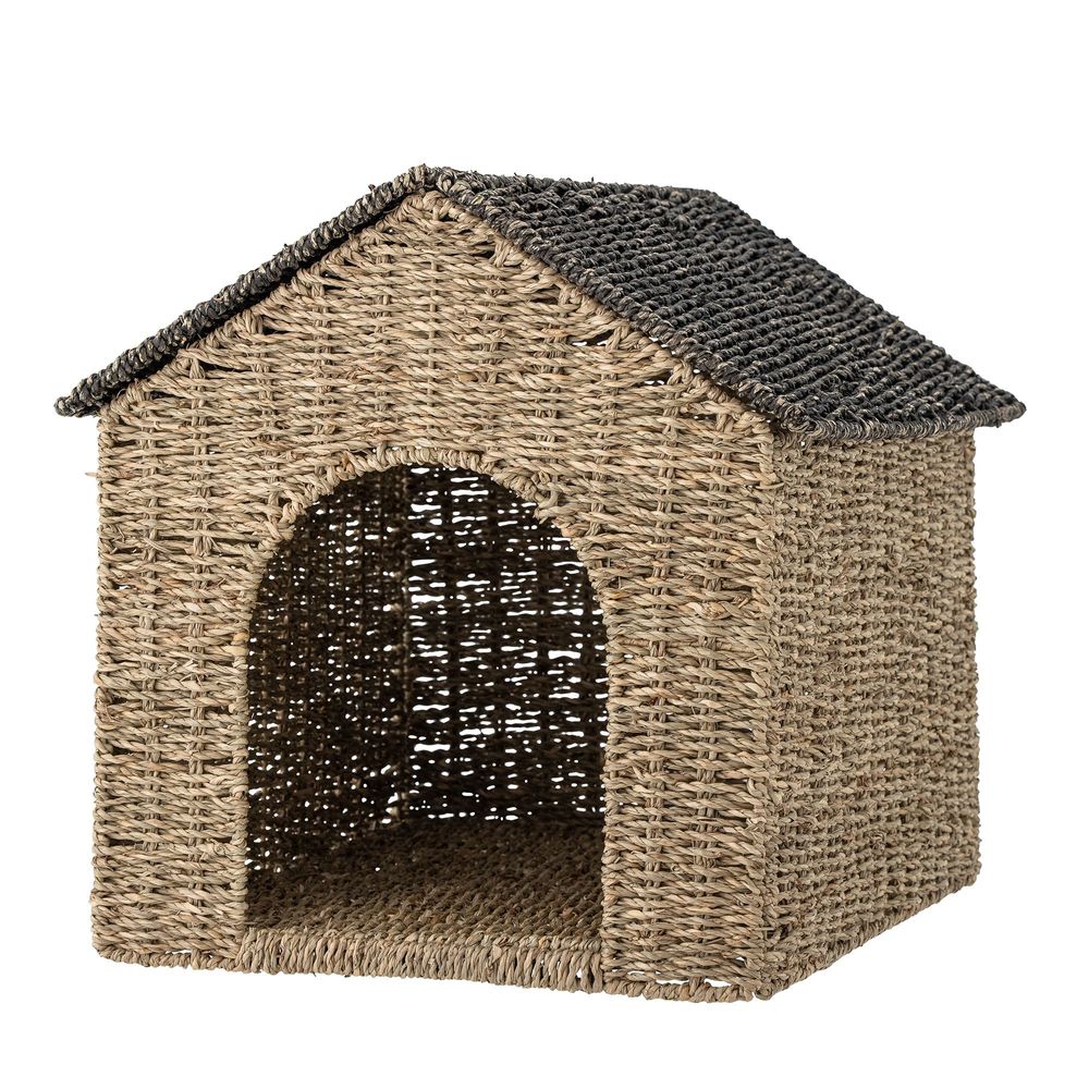 Paniers - Fredie Panier avec couvercle, Nature, Herbier marin - BLOOMINGVILLE MINI