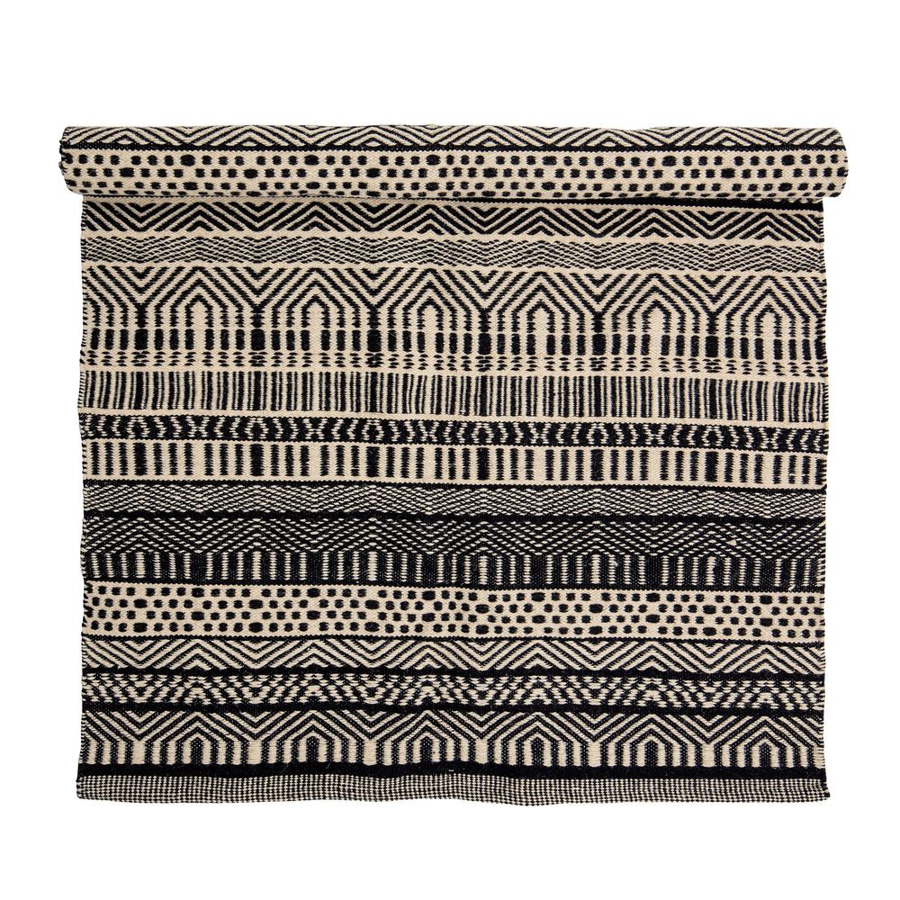 Rugs - Joob Rug, Black, Wool  - BLOOMINGVILLE MULTIBRAND HOUSE
