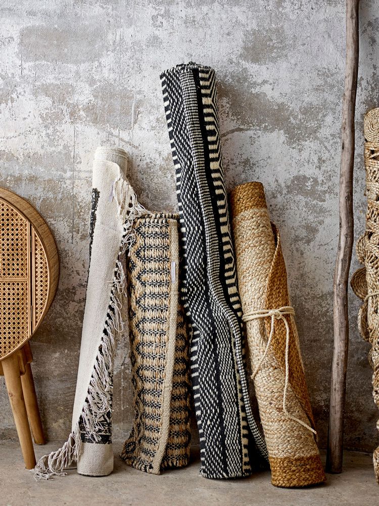Rugs - Joob Rug, Black, Wool  - BLOOMINGVILLE MULTIBRAND HOUSE