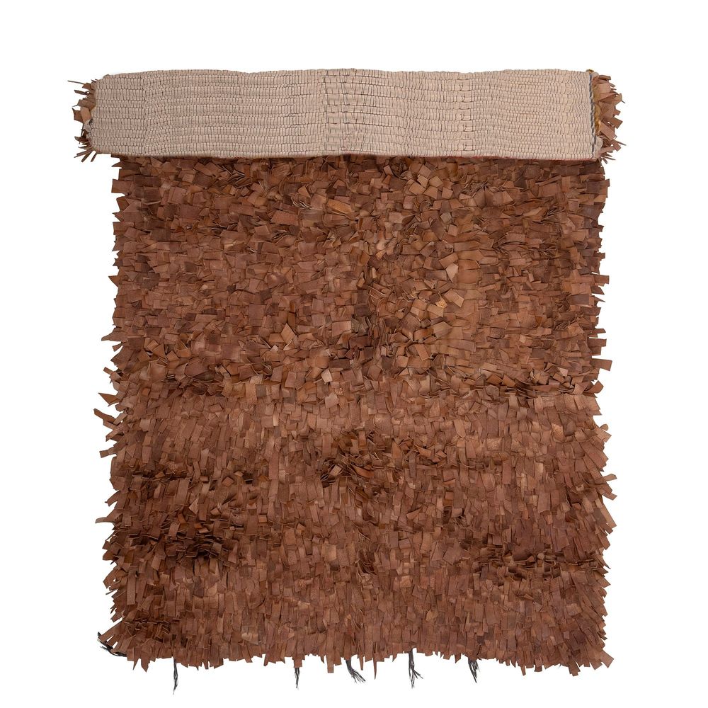 Rugs - Serah Rug, Brown, Leather - BLOOMINGVILLE MULTIBRAND HOUSE