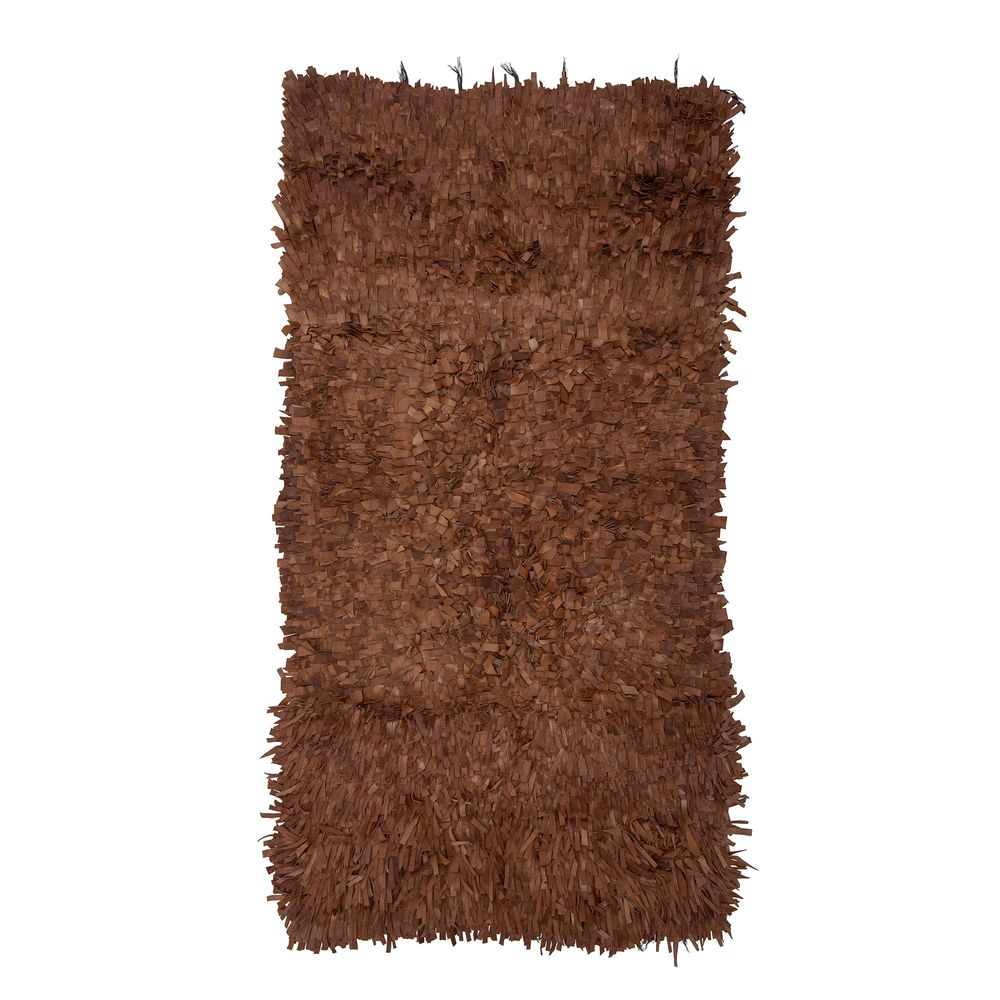 Rugs - Serah Rug, Brown, Leather - BLOOMINGVILLE MULTIBRAND HOUSE