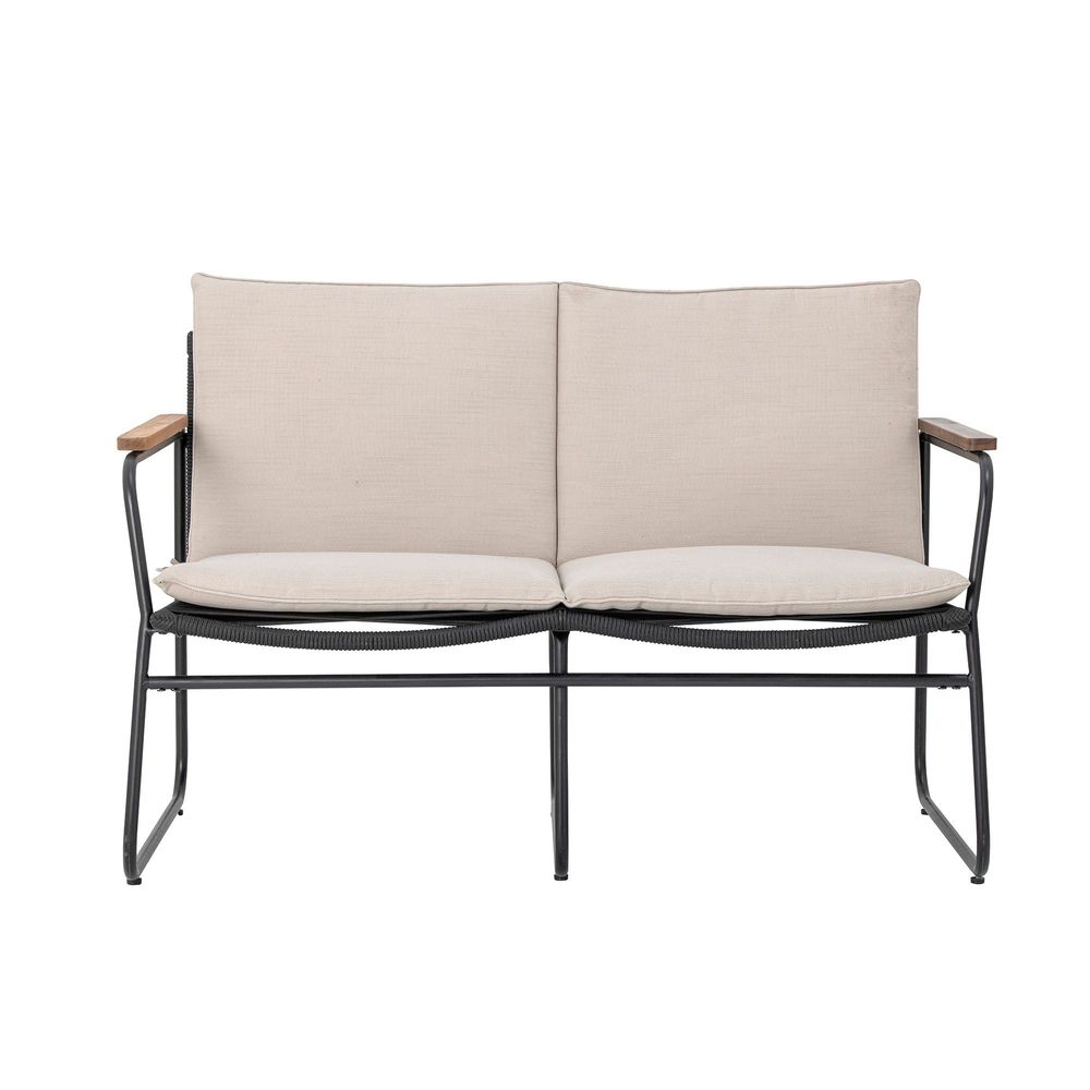 Sofas - Hampton Sofa, Black, Metal  - BLOOMINGVILLE MULTIBRAND HOUSE