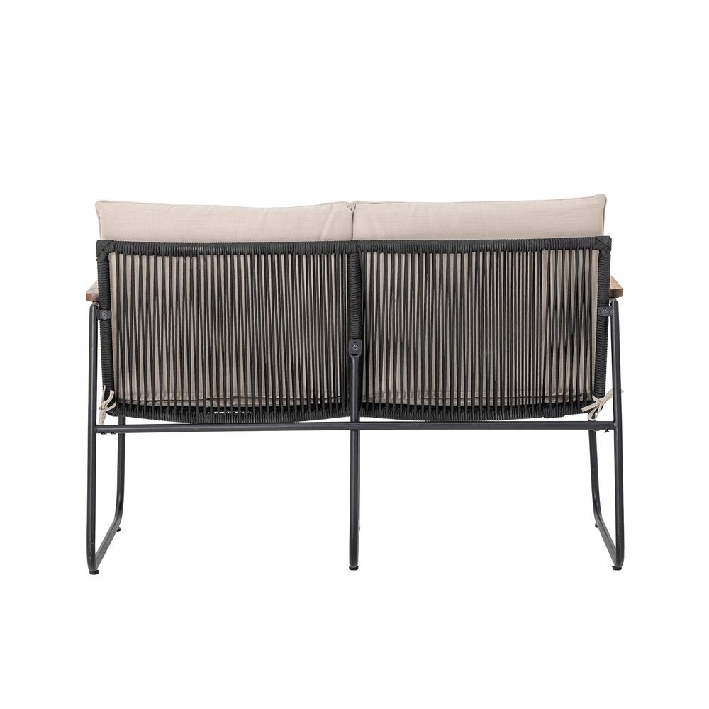 Sofas - Hampton Sofa, Black, Metal  - BLOOMINGVILLE MULTIBRAND HOUSE