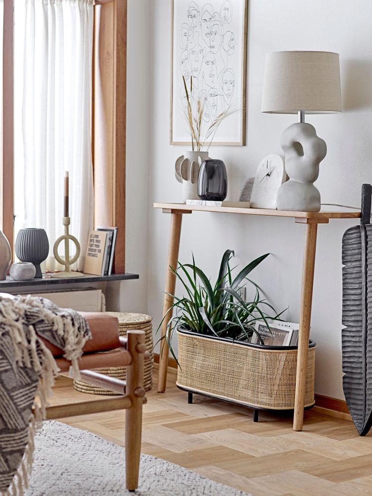Boîtes de rangement - Ebbie Jardinière, Nature, Rotin - BLOOMINGVILLE MULTIBRAND HOUSE