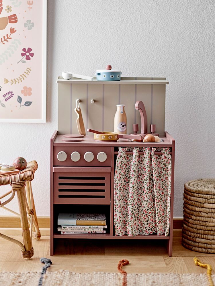 Jouets enfants - Pippi Mini poêle, Marron, FSC®100%, MDF  - BLOOMINGVILLE MINI