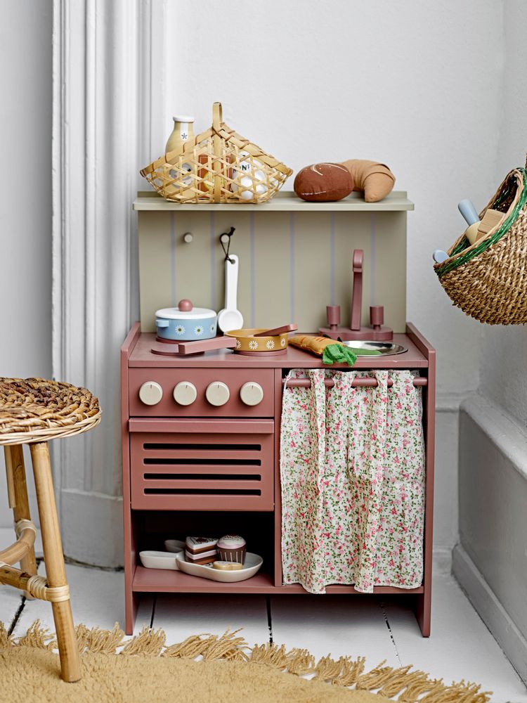 Jouets enfants - Pippi Mini poêle, Marron, FSC®100%, MDF  - BLOOMINGVILLE MINI