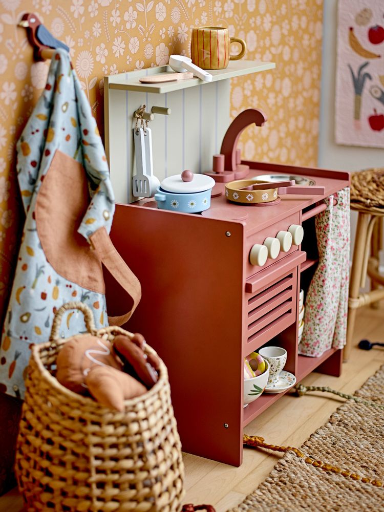 Jouets enfants - Pippi Mini poêle, Marron, FSC®100%, MDF  - BLOOMINGVILLE MINI