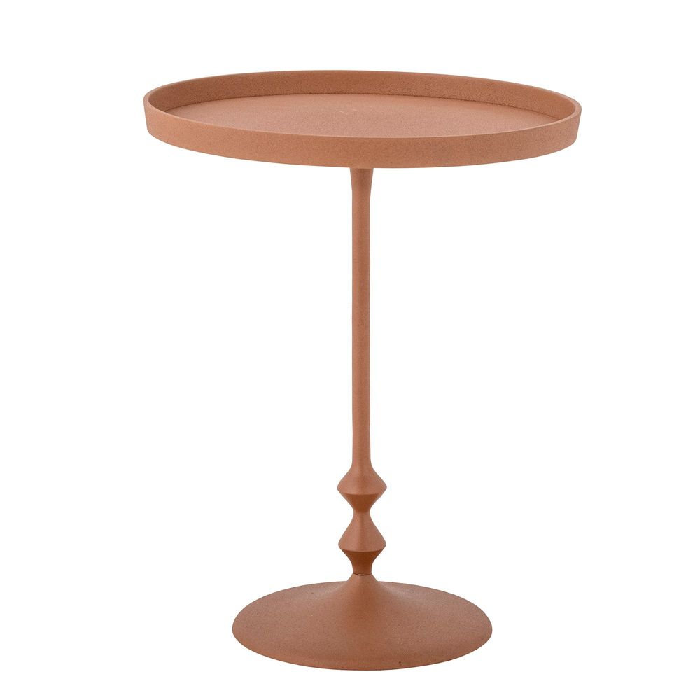 Other tables - Anjou Side Table, Orange, Aluminum - BLOOMINGVILLE