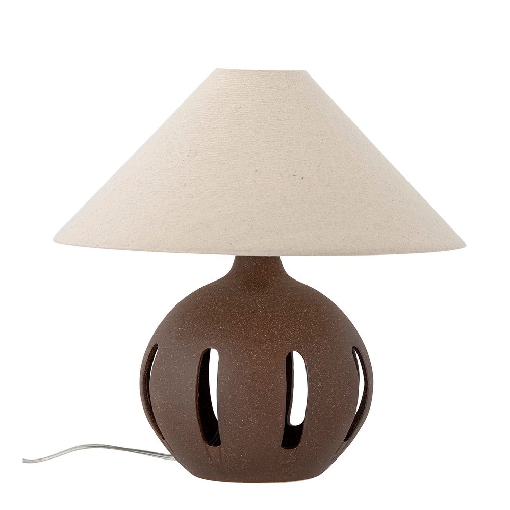 Lampes de table - Liana Lampe de table, Marron, Grès - BLOOMINGVILLE MULTIBRAND HOUSE