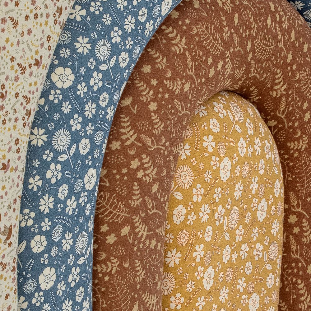 Lits - Jo Tête de lit, Jaune, Coton - BLOOMINGVILLE MINI