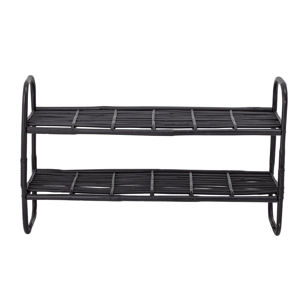 Shelves - Zigge Shelf, Black, Cane  - BLOOMINGVILLE MULTIBRAND HOUSE