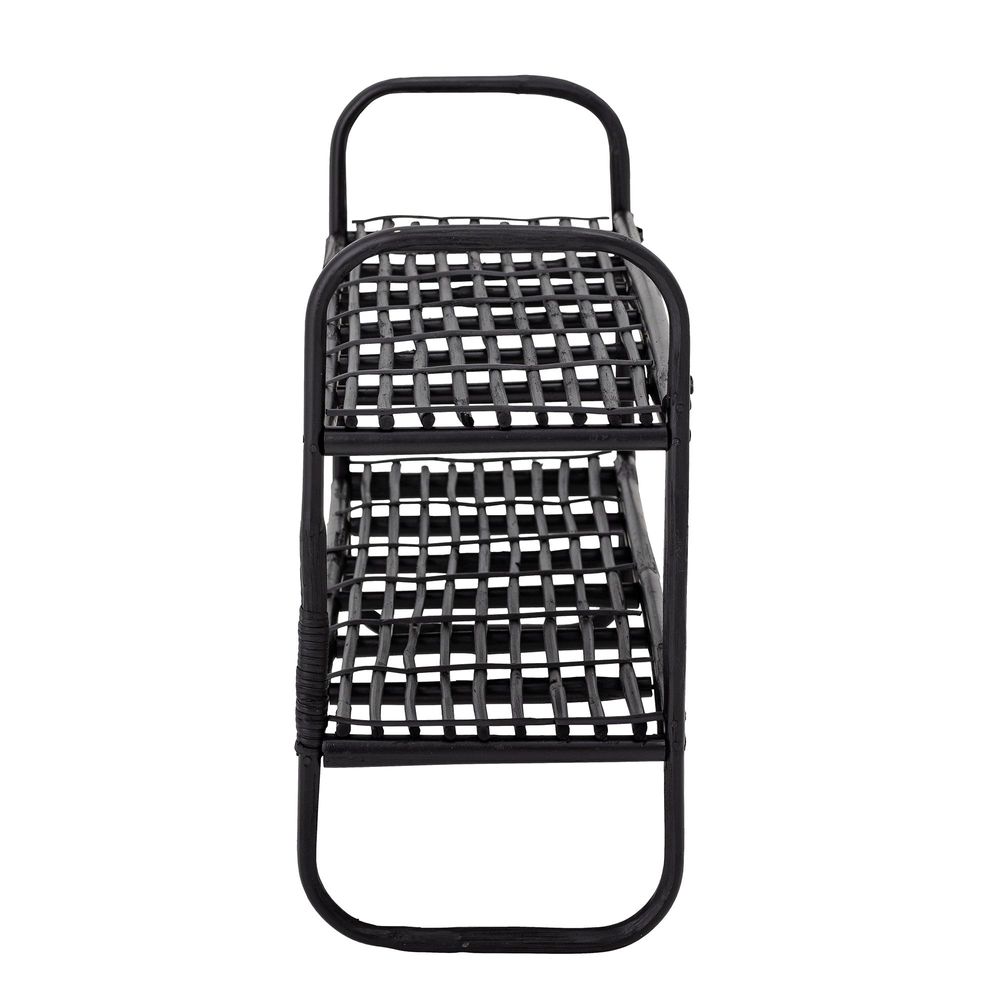 Shelves - Zigge Shelf, Black, Cane  - BLOOMINGVILLE MULTIBRAND HOUSE