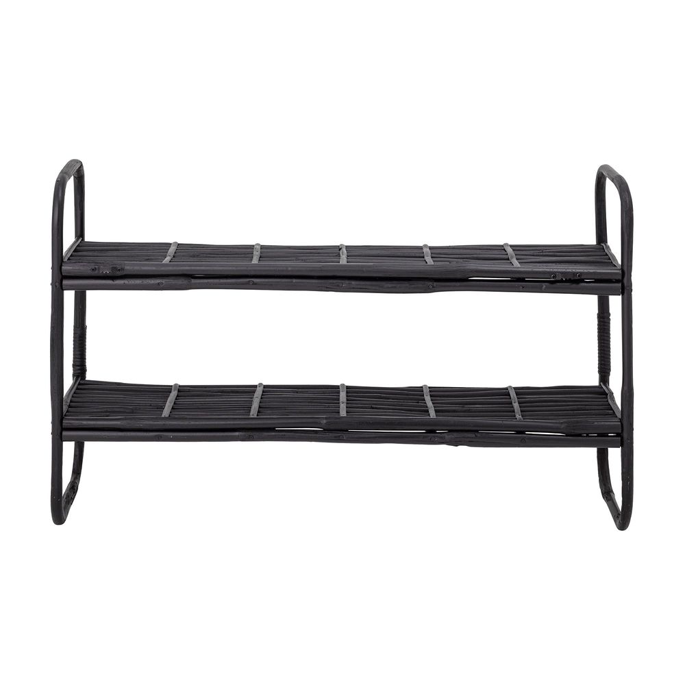Shelves - Zigge Shelf, Black, Cane  - BLOOMINGVILLE MULTIBRAND HOUSE