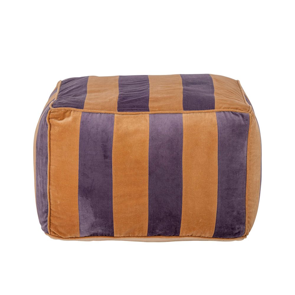 Ottomans - Walder Pouf, Purple, Cotton  - BLOOMINGVILLE MULTIBRAND HOUSE