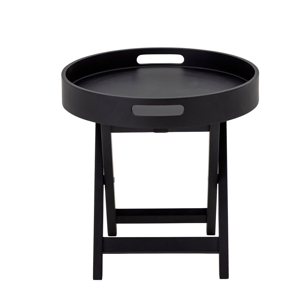 Autres tables - Freya Plateau de table, Noir, Bois d'hévéa - BLOOMINGVILLE MULTIBRAND HOUSE