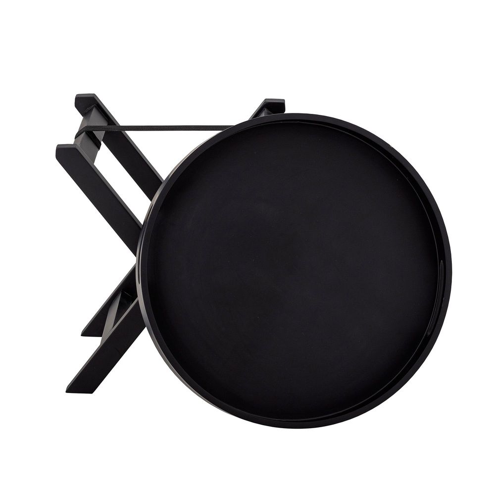 Autres tables - Freya Plateau de table, Noir, Bois d'hévéa - BLOOMINGVILLE MULTIBRAND HOUSE
