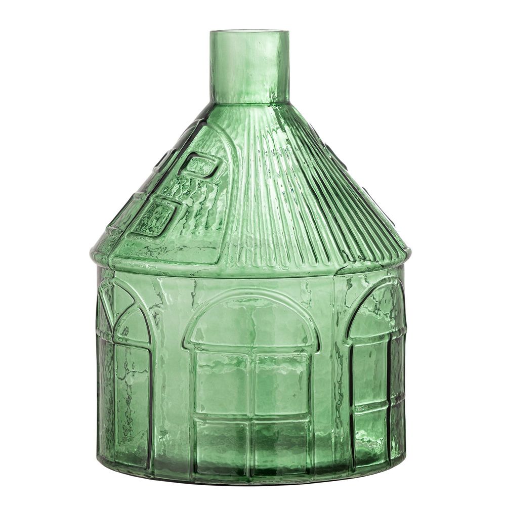 Vases - Kamila Vase, Verte, Verre recyclé - BLOOMINGVILLE MULTIBRAND HOUSE