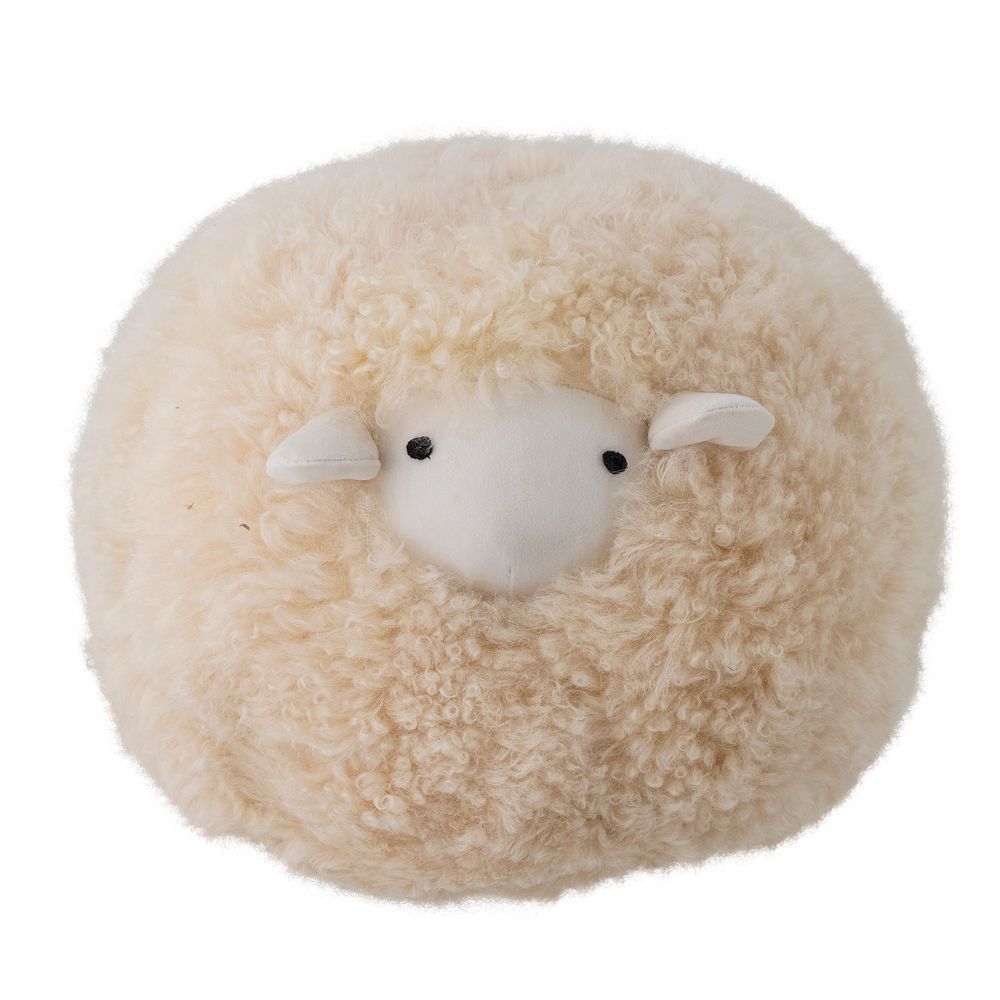 Toys - Rubert Soft toy, Nature, Lambskin - BLOOMINGVILLE MINI