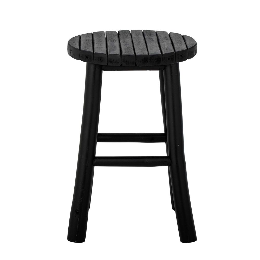 Stools - Bilbo Stool, Black, Bamboo - BLOOMINGVILLE MULTIBRAND HOUSE