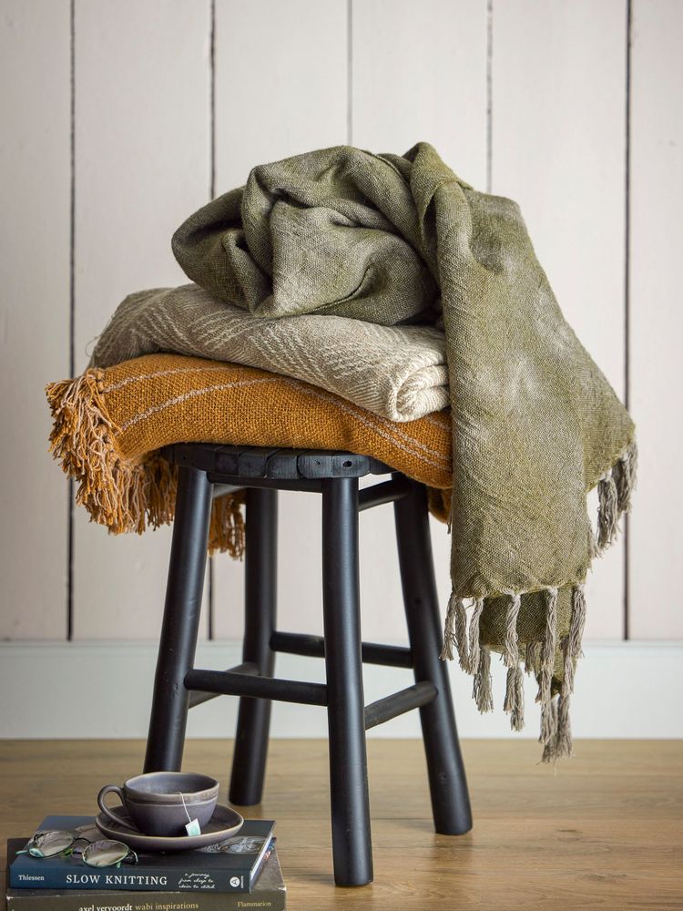 Stools - Bilbo Stool, Black, Bamboo - BLOOMINGVILLE MULTIBRAND HOUSE