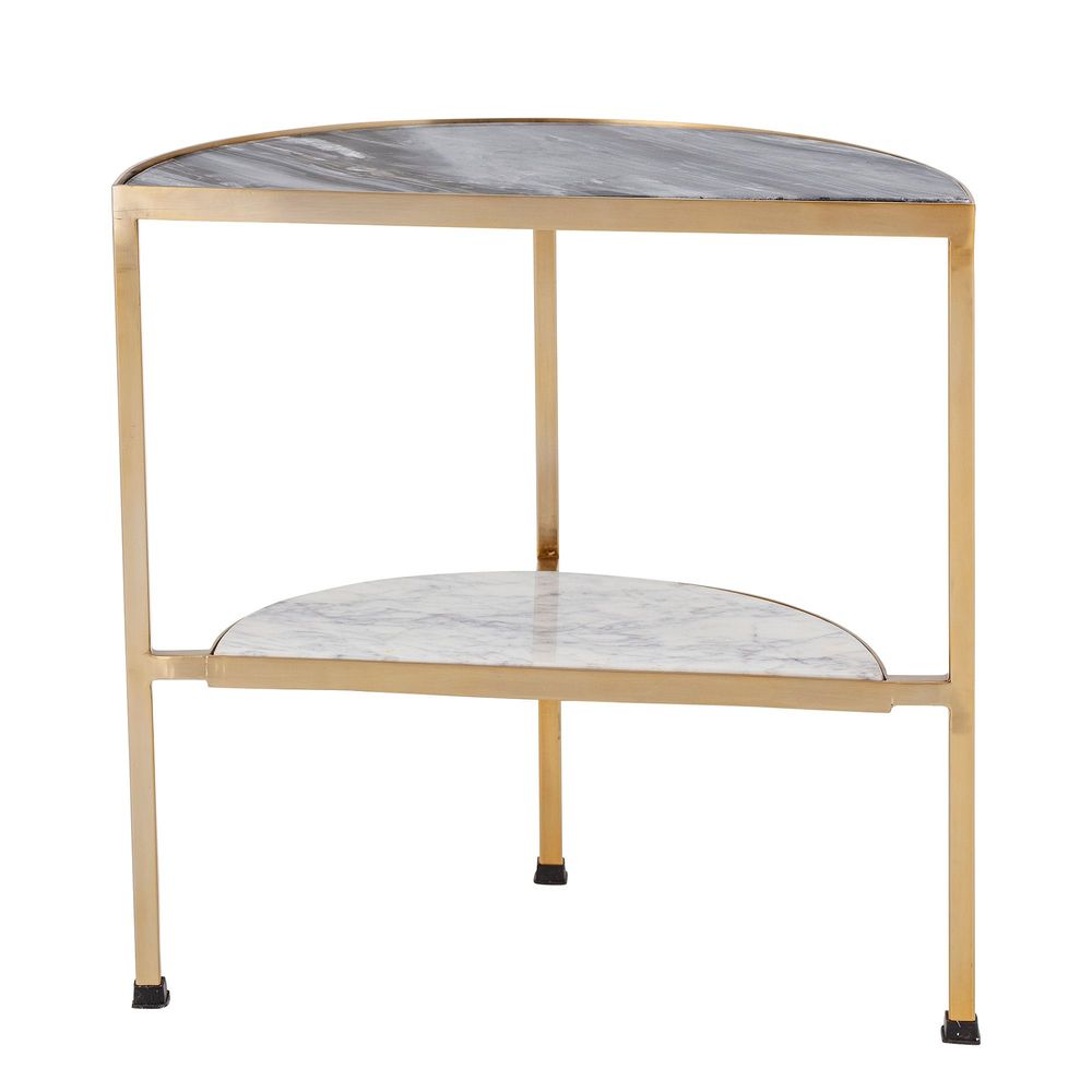 Other tables - Clint Side Table, Grey, Marble - BLOOMINGVILLE MULTIBRAND HOUSE