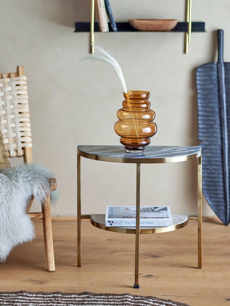 Other tables - Clint Side Table, Grey, Marble - BLOOMINGVILLE MULTIBRAND HOUSE