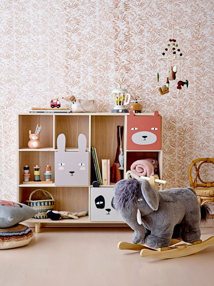 Bookshelves - Calle Bookcase w/Drawers, Nature, Paulownia - BLOOMINGVILLE MINI