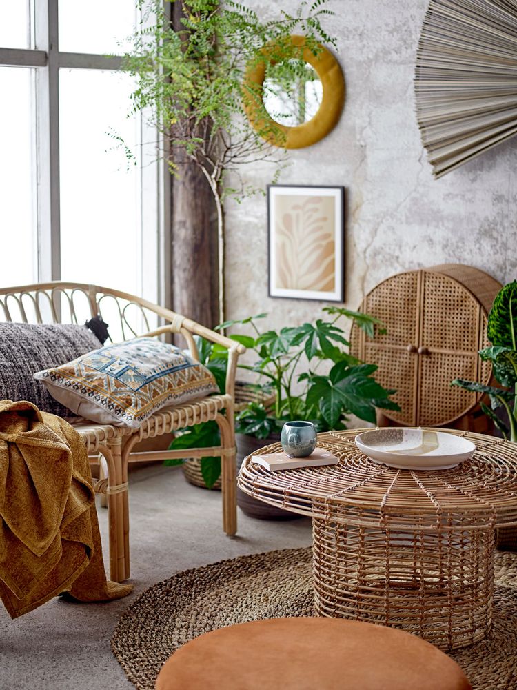 Sideboards - Otto Cabinet, Nature, Rattan  - BLOOMINGVILLE MULTIBRAND HOUSE