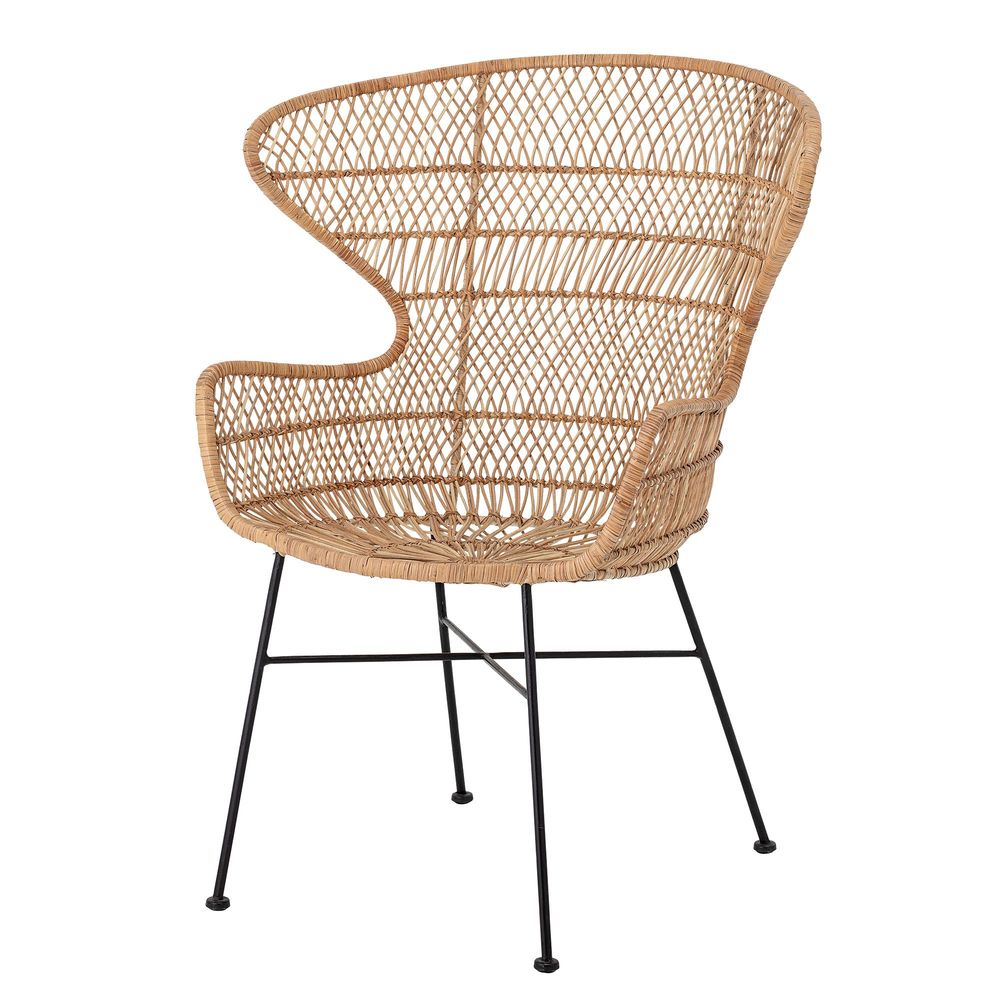 Lounge chairs - Oudon Lounge Chair, Nature, Rattan - BLOOMINGVILLE MULTIBRAND HOUSE
