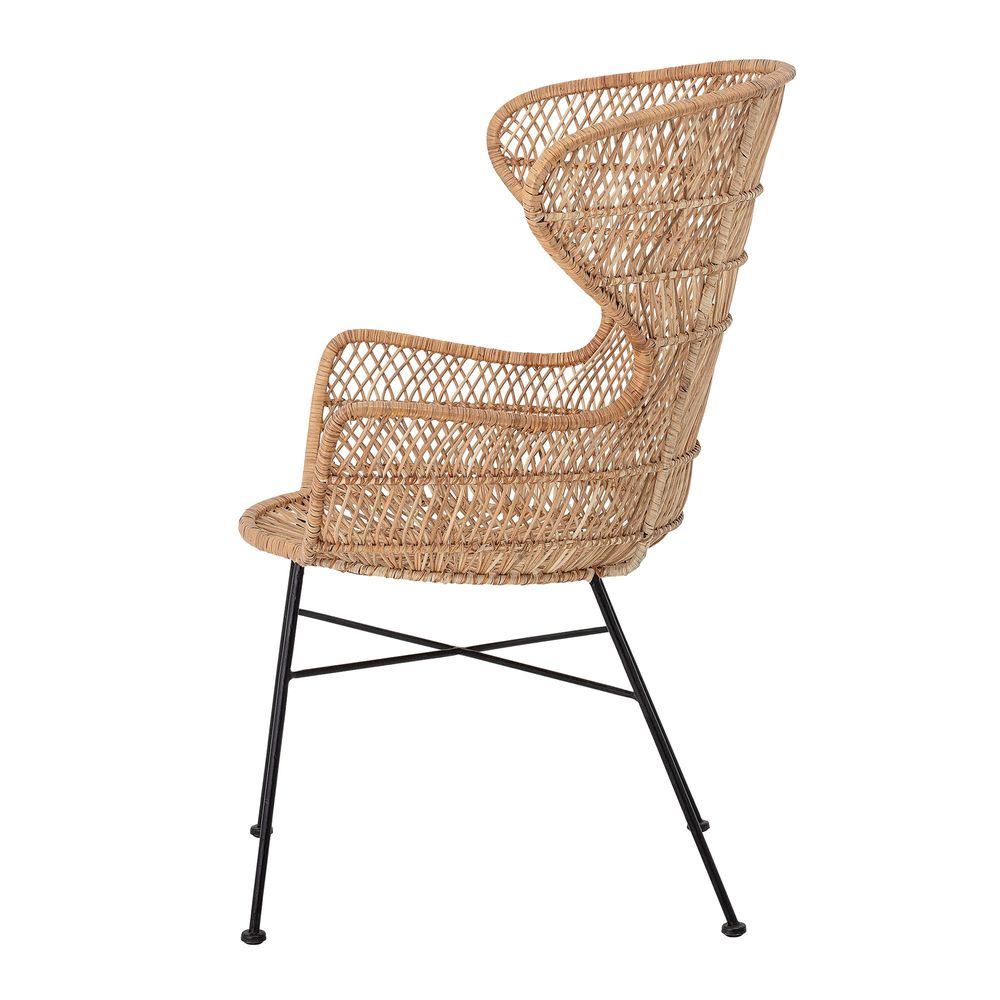 Lounge chairs - Oudon Lounge Chair, Nature, Rattan - BLOOMINGVILLE MULTIBRAND HOUSE
