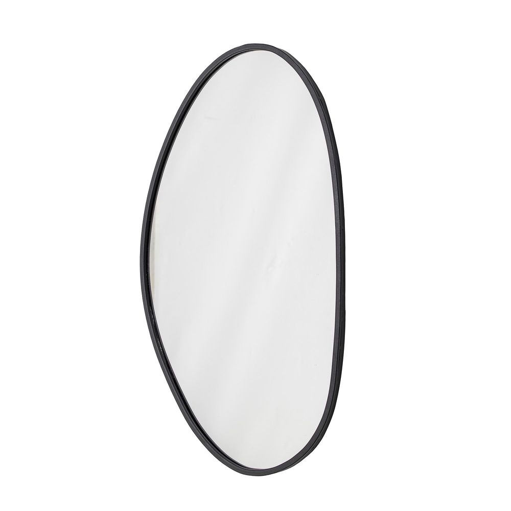 Mirrors - Faun Wall Mirror, Black, Iron - CREATIVE COLLECTION