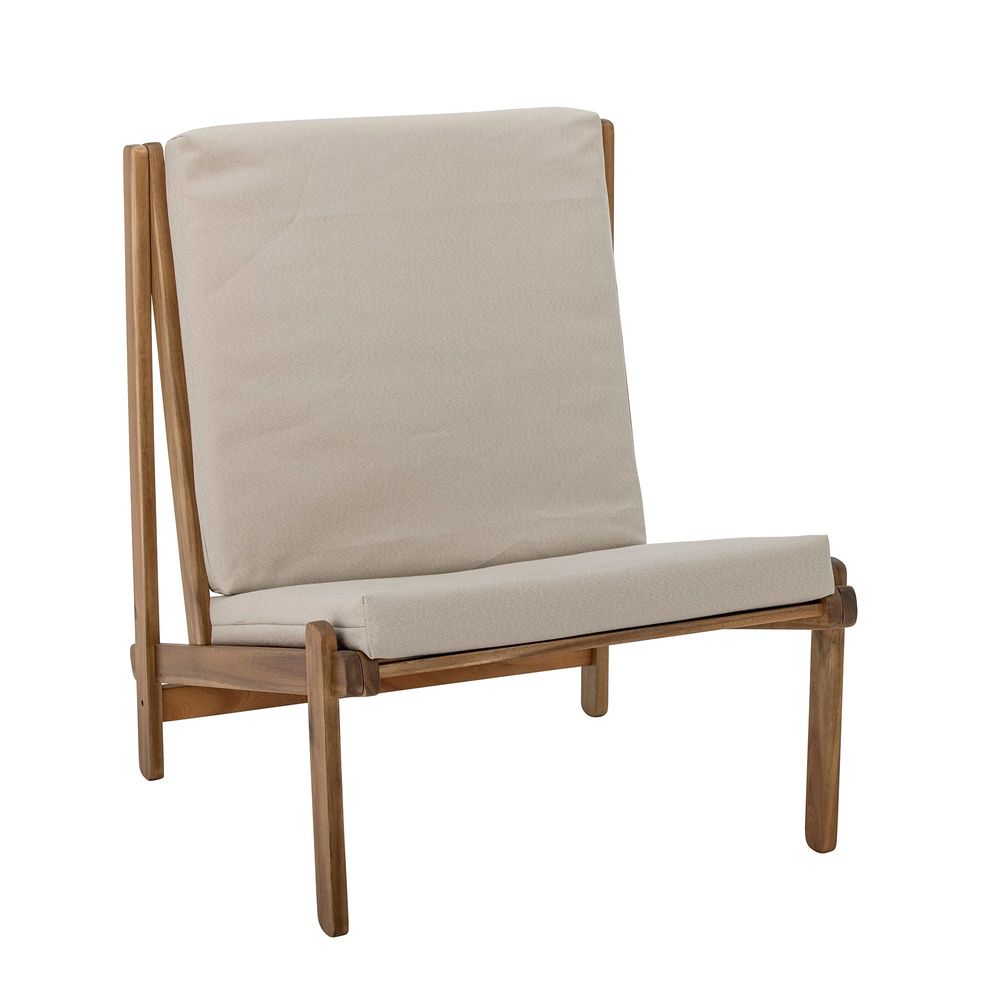 Chaises longues - Gani Chaise de salon, Nature, Acacia - BLOOMINGVILLE MULTIBRAND HOUSE